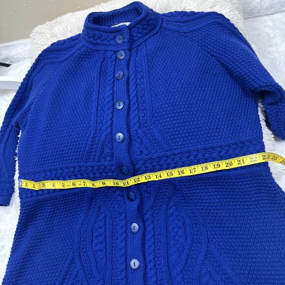 Aran Crafts Women's Irish Cable Knitted  Button-front 100% Merino Wool Size X XL - Picture 8 of 11